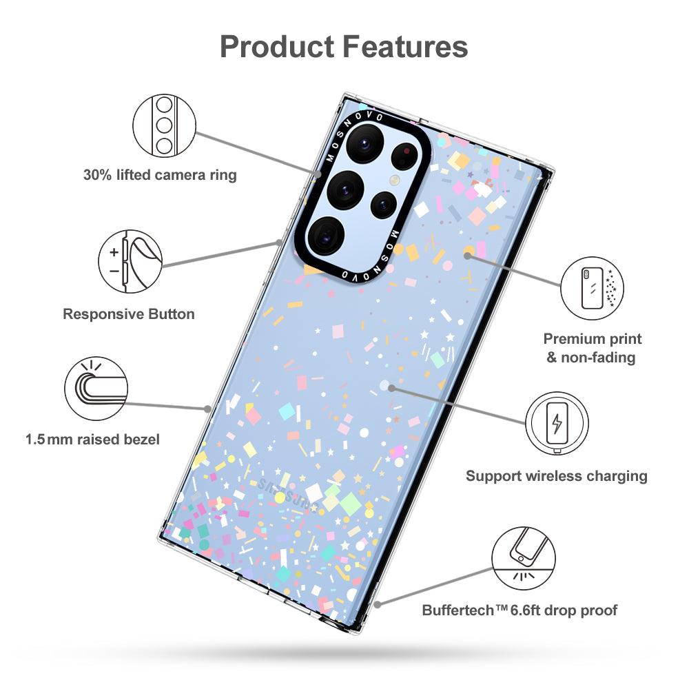 Confetti Phone Case - Samsung Galaxy S22 Ultra Case - MOSNOVO