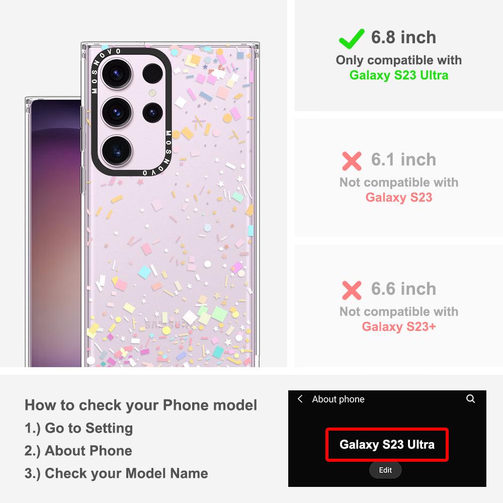 Confetti Phone Case - Samsung Galaxy S23 Ultra Case - MOSNOVO