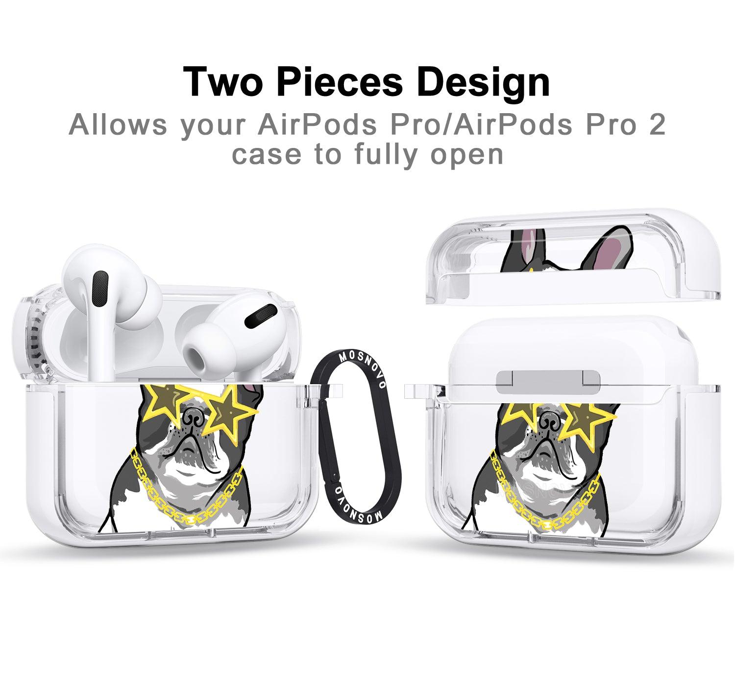 Cool French Bulldog AirPods Pro 2 Case (2nd Generation) - MOSNOVO