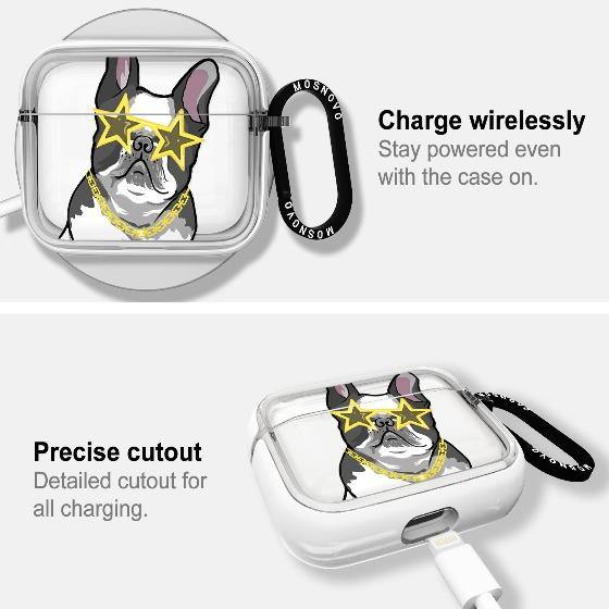 Cool French Bulldog AirPods Pro Case - MOSNOVO