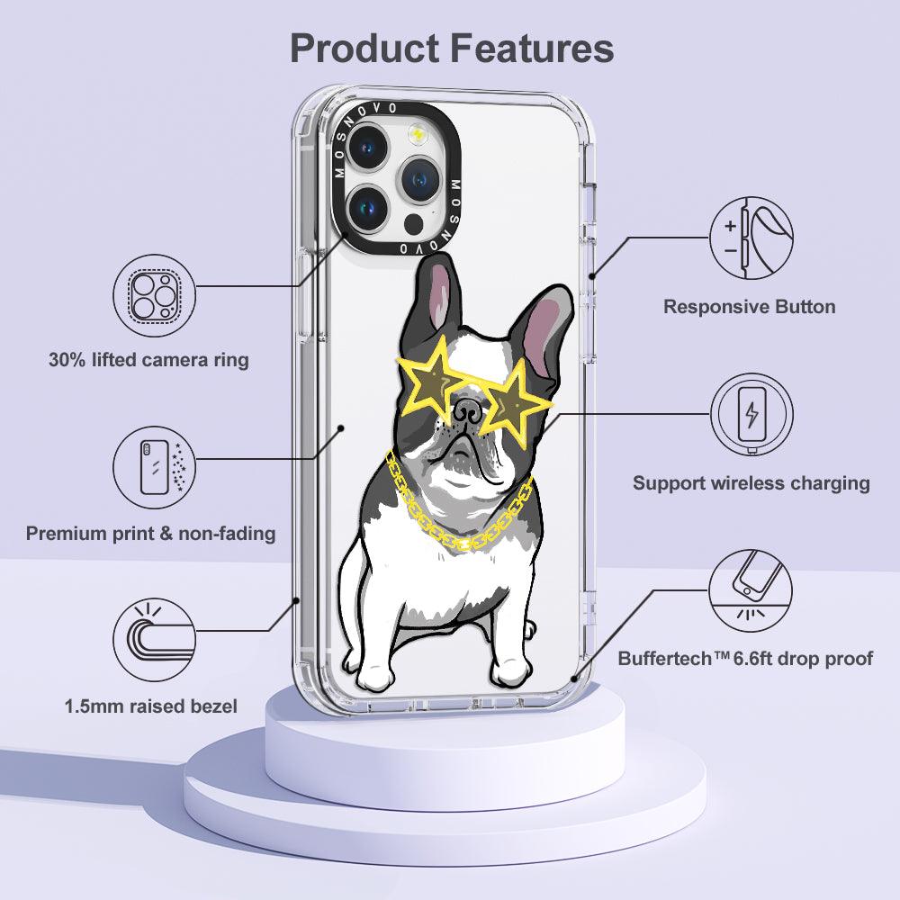 Cool French Bulldog Phone Case - iPhone 12 Pro Max Case - MOSNOVO