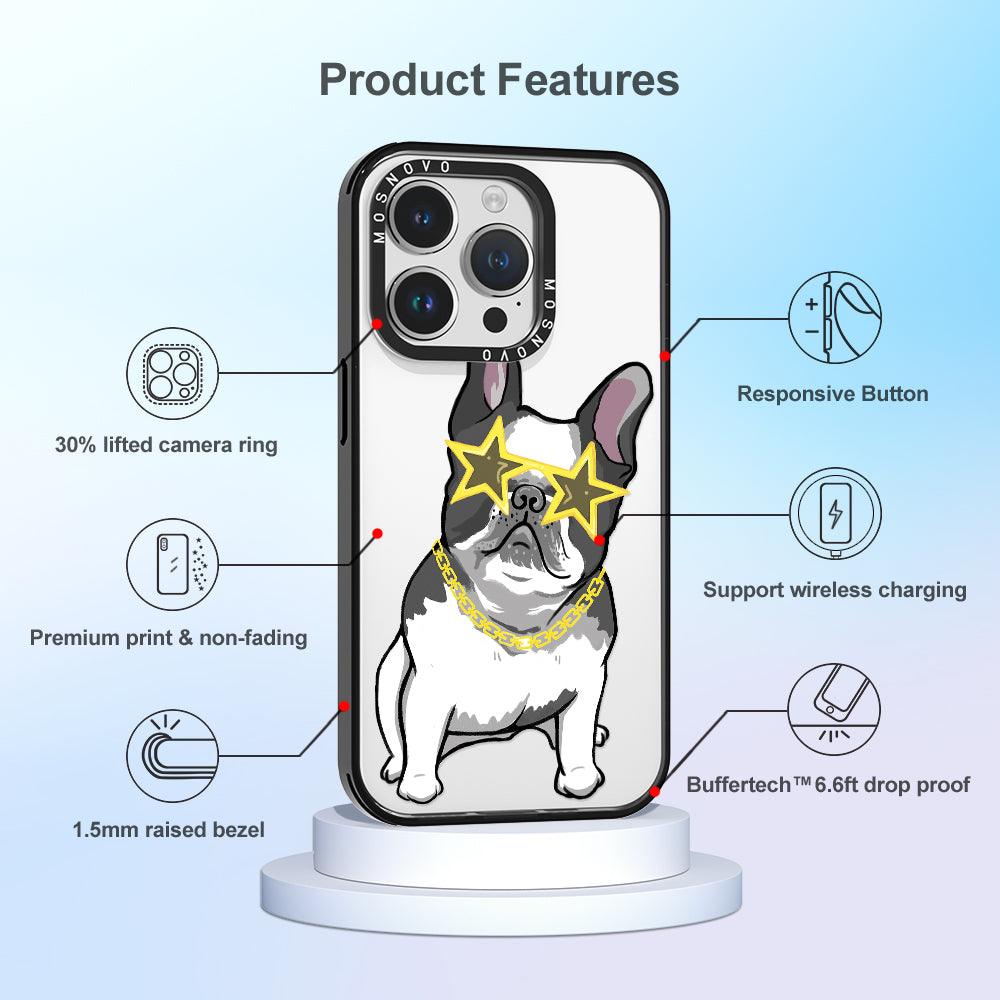 Cool French Bulldog Phone Case - iPhone 14 Pro Case - MOSNOVO