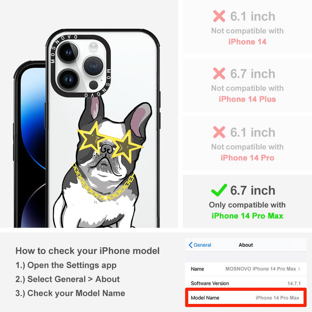 Cool French Bulldog Phone Case - iPhone 14 Pro Max Case - MOSNOVO