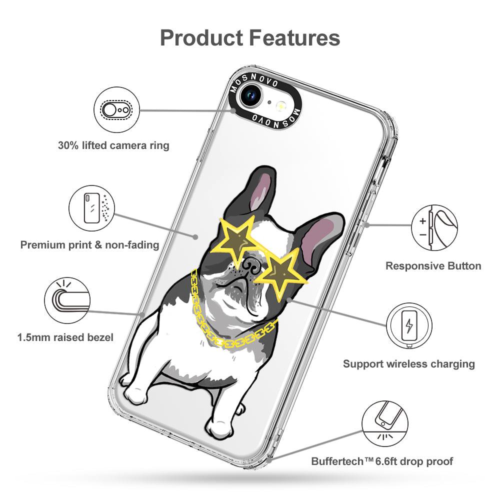 Cool French Bulldog Phone Case - iPhone SE 2020 Case - MOSNOVO