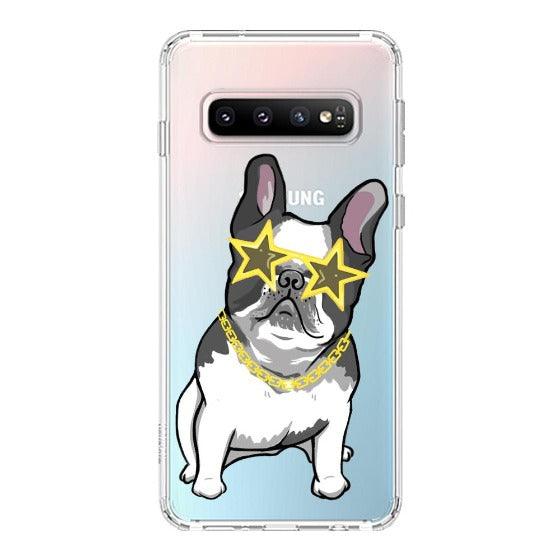 Cool French Bulldog Phone Case - Samsung Galaxy S10 Case - MOSNOVO