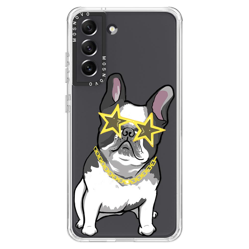 Cool French Bulldog Phone Case - Samsung Galaxy S21 FE Case - MOSNOVO