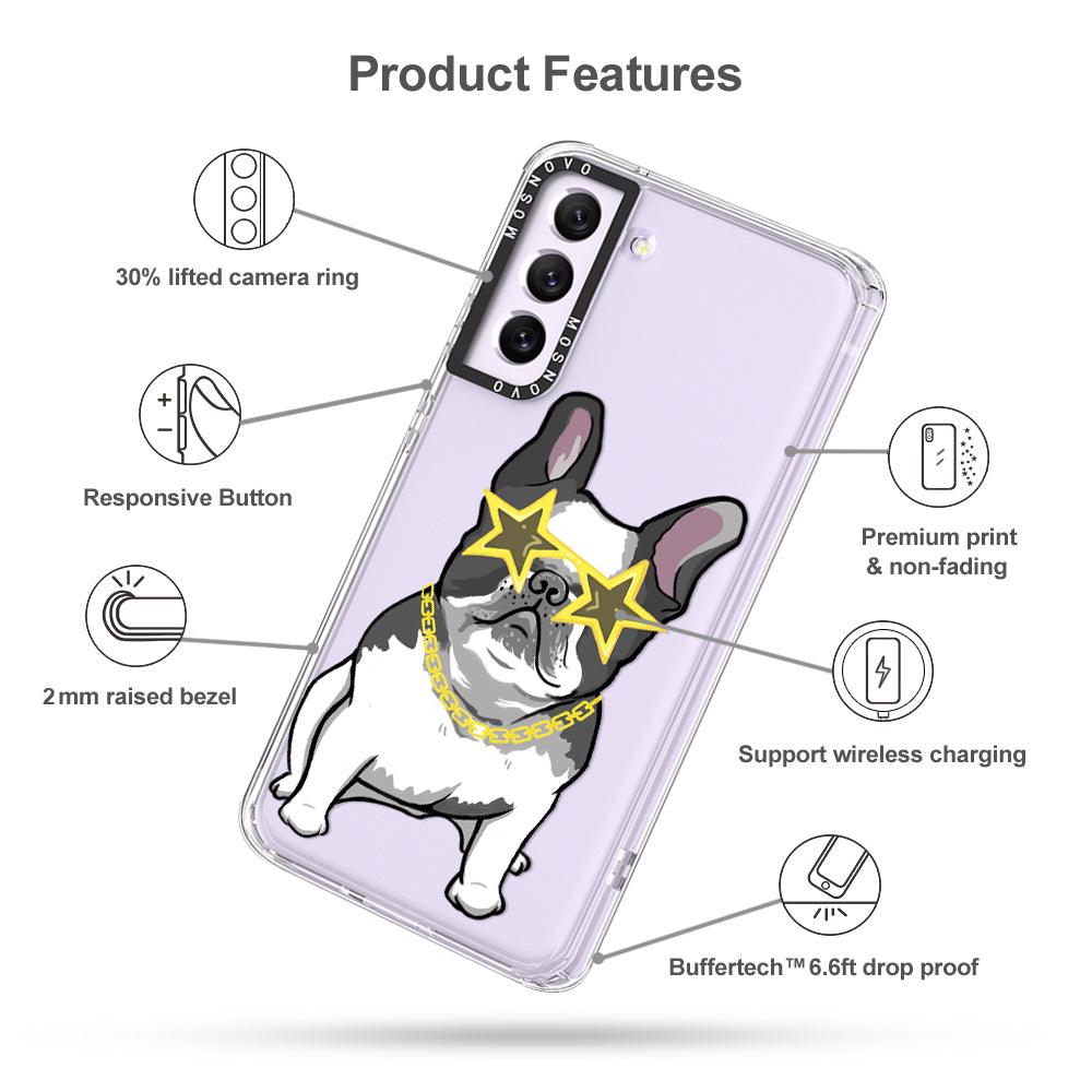 Cool French Bulldog Phone Case - Samsung Galaxy S21 FE Case - MOSNOVO