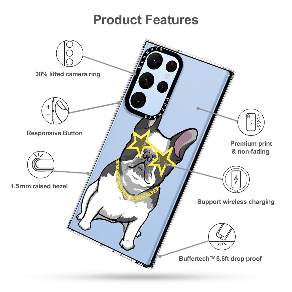 Cool French Bulldog Phone Case - Samsung Galaxy S22 Ultra Case - MOSNOVO