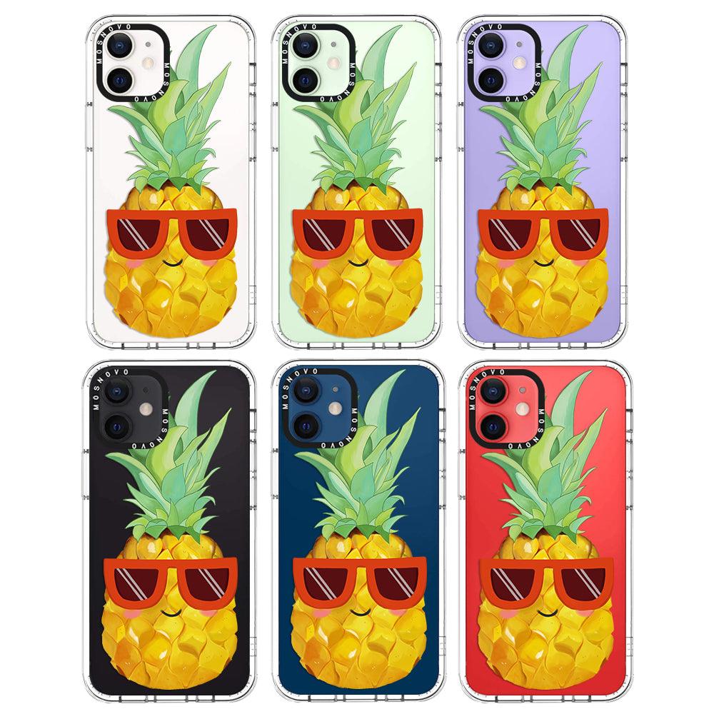 Cool Pineapple Phone Case - iPhone 12 Mini Case - MOSNOVO