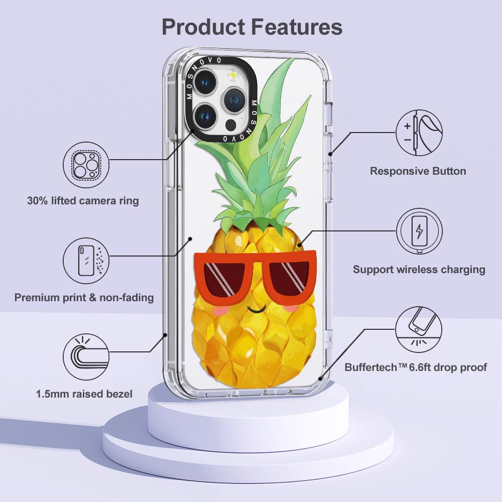 Cool Pineapple Phone Case - iPhone 12 Pro Max Case - MOSNOVO