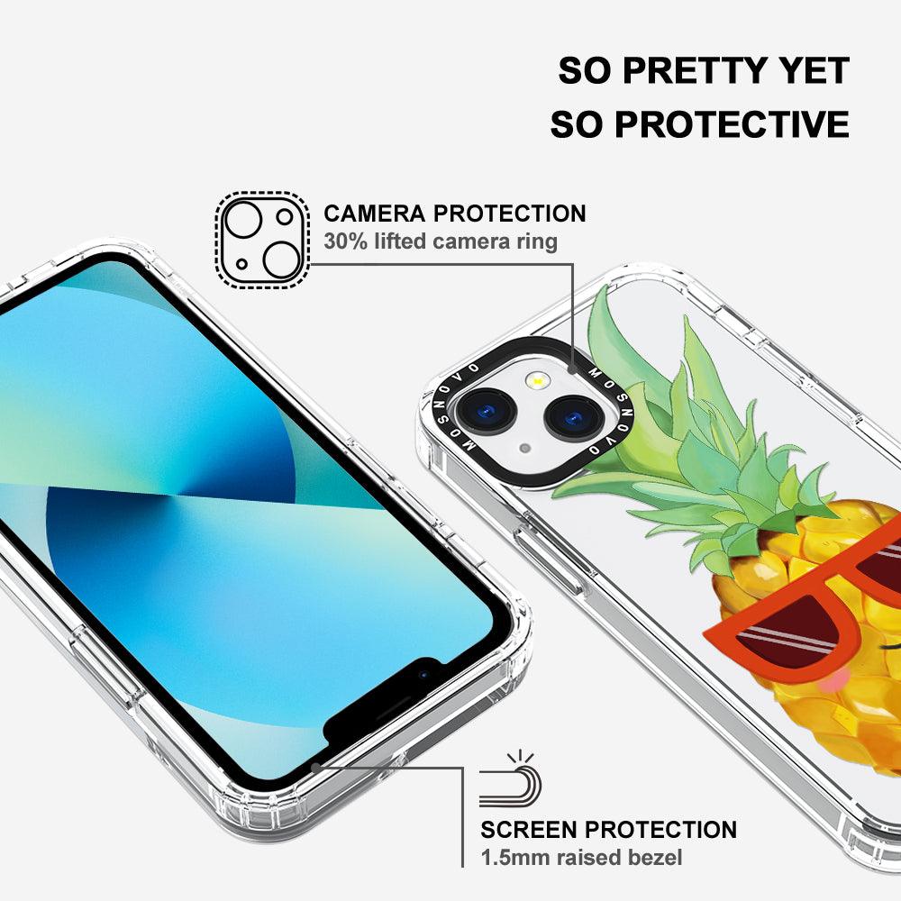 Cool Pineapple Phone Case - iPhone 13 Mini Case - MOSNOVO