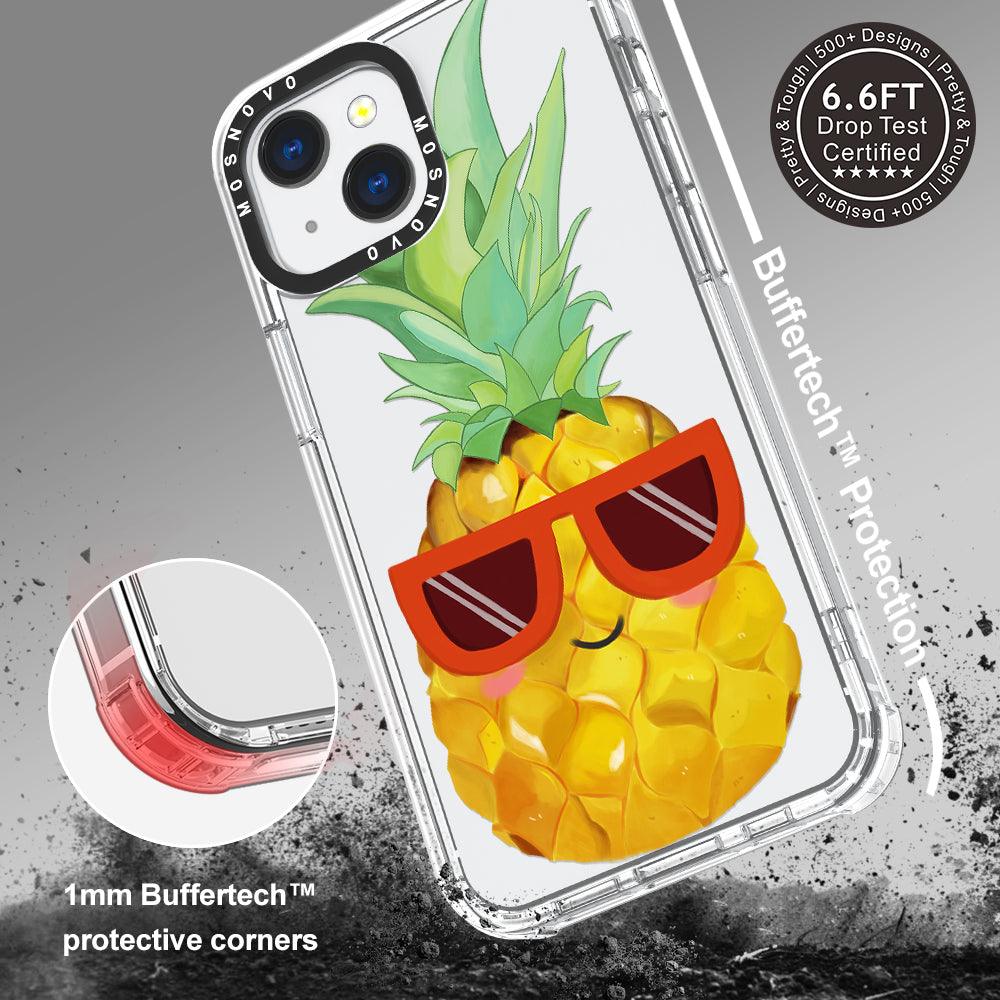 Cool Pineapple Phone Case - iPhone 13 Mini Case - MOSNOVO
