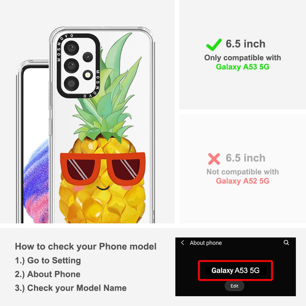 Cool Pineapple Phone Case - Samsung Galaxy A53 Case - MOSNOVO