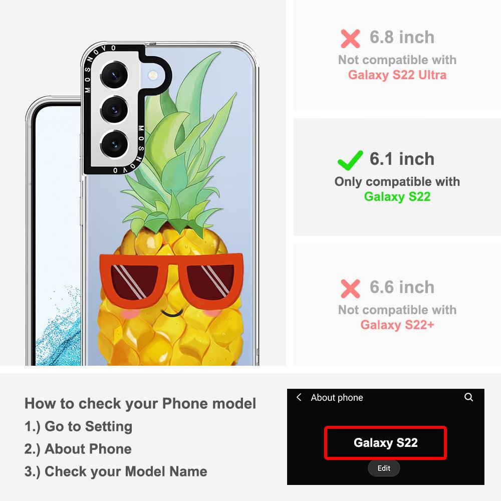 Cool Pineapple Phone Case - Samsung Galaxy S22 Case - MOSNOVO