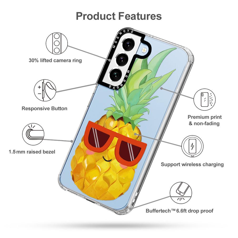 Cool Pineapple Phone Case - Samsung Galaxy S22 Plus Case - MOSNOVO