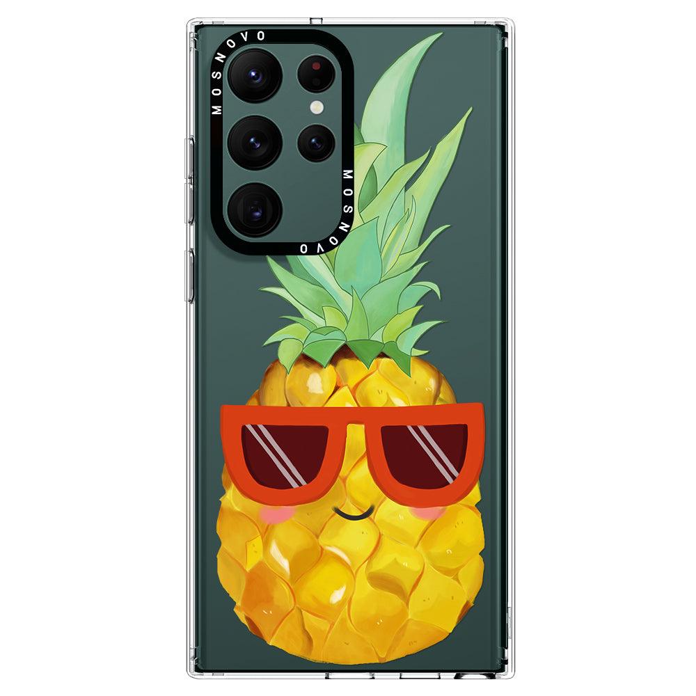 Cool Pineapple Phone Case - Samsung Galaxy S22 Ultra Case - MOSNOVO