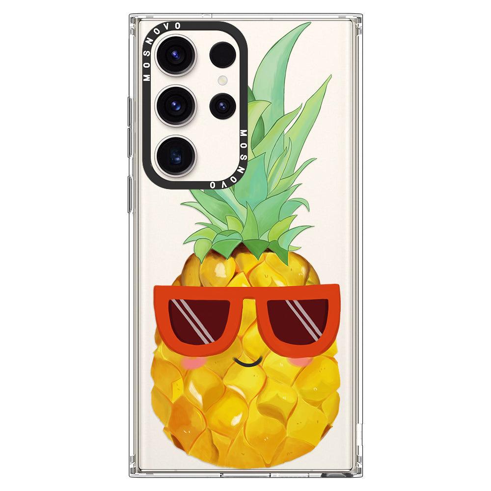 Cool Pineapple Phone Case - Samsung Galaxy S23 Ultra Case - MOSNOVO