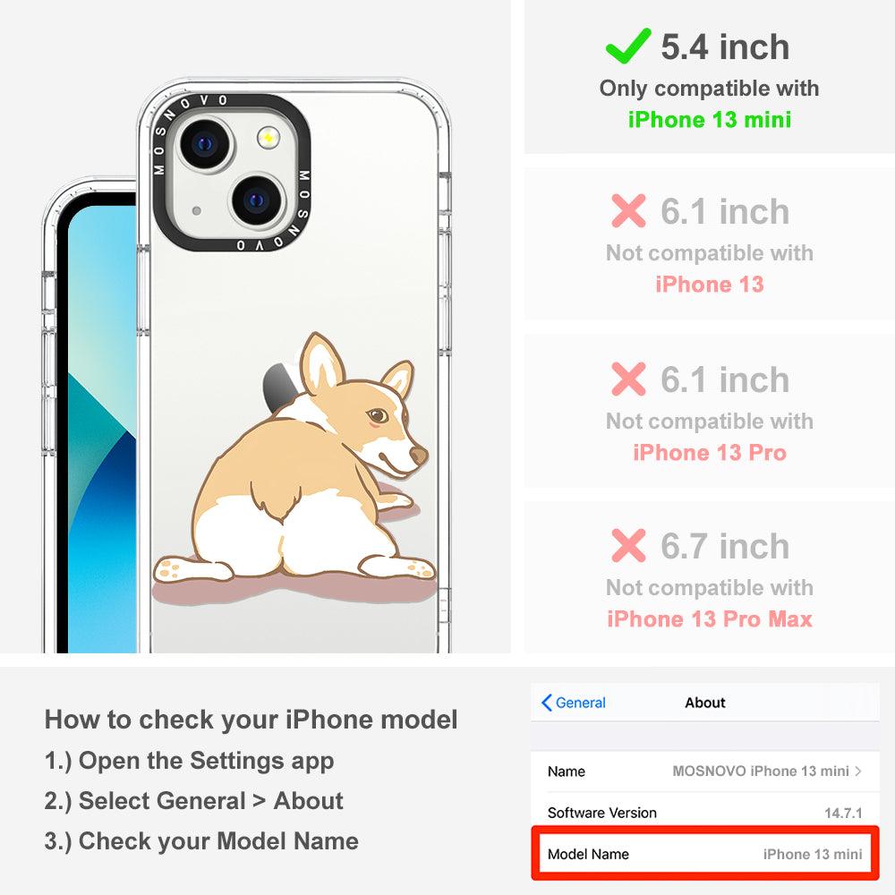 Corgi Dog Phone Case - iPhone 13 Mini Case - MOSNOVO
