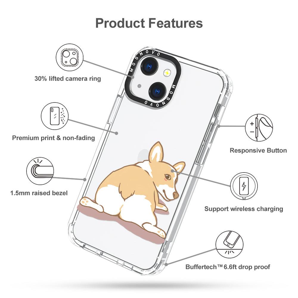 Corgi Dog Phone Case - iPhone 13 Mini Case - MOSNOVO