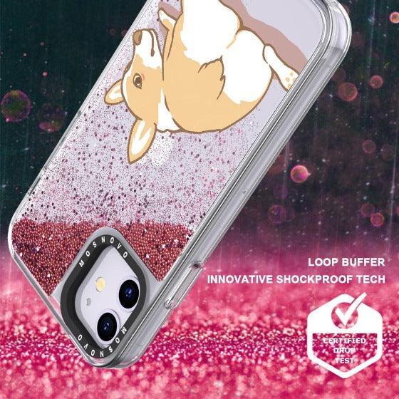 Corgi Dog Glitter Phone Case - iPhone 11 Case - MOSNOVO
