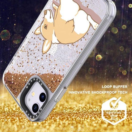 Corgi Dog Glitter Phone Case - iPhone 11 Case - MOSNOVO