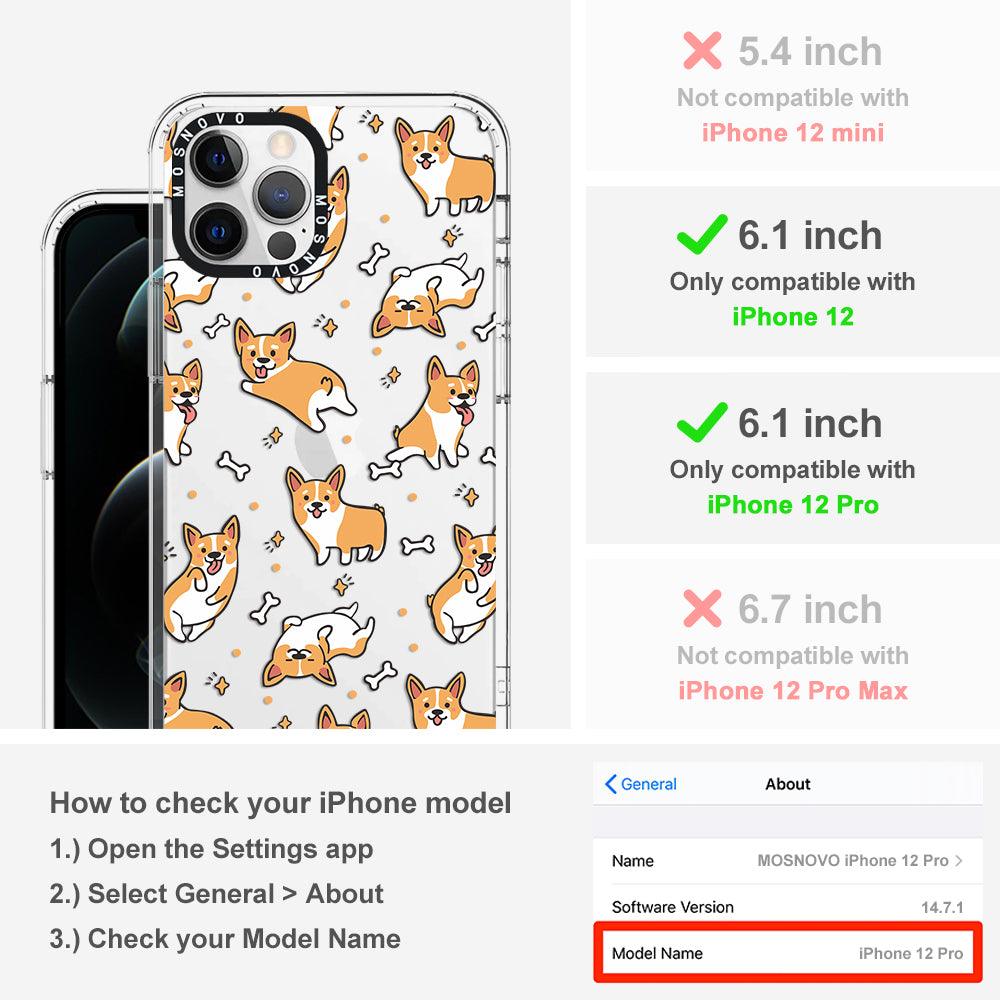 Corgi Phone Case - iPhone 12 Pro Case - MOSNOVO