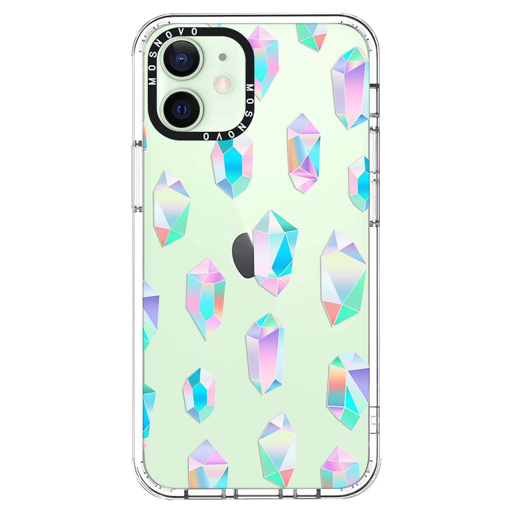 Crystal Gradient Diamond Phone Case - iPhone 12 Mini Case - MOSNOVO