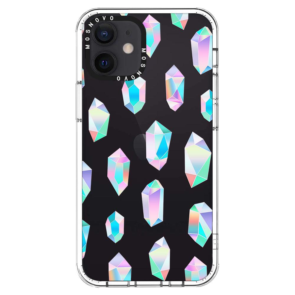 Crystal Gradient Diamond Phone Case - iPhone 12 Mini Case - MOSNOVO