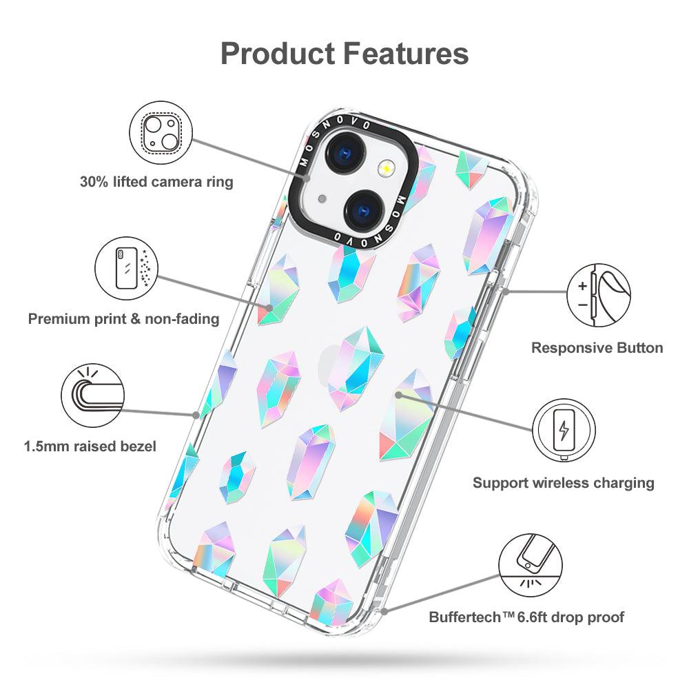 Gradient Diamond Phone Case - iPhone 13 Mini Case - MOSNOVO