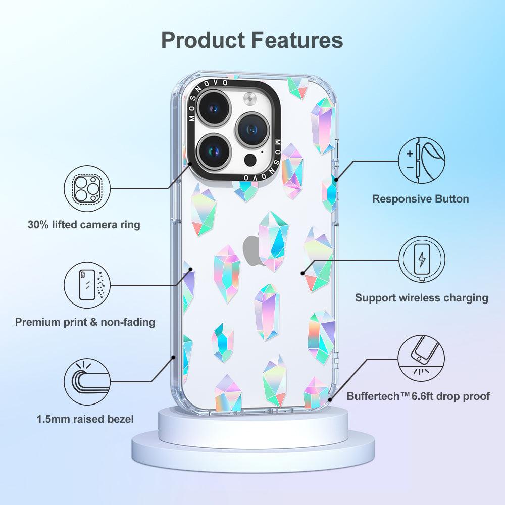 Gradient Diamond Phone Case - iPhone 14 Pro Case - MOSNOVO
