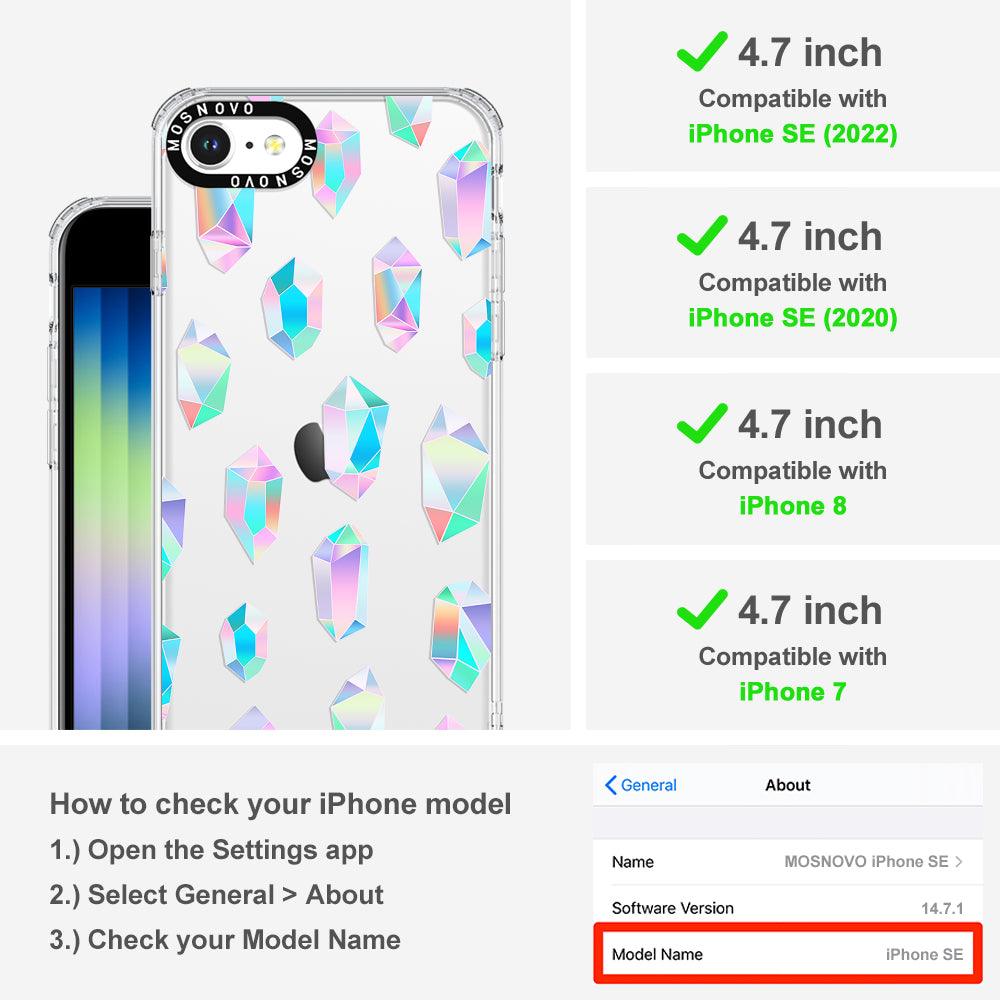 Gradient Diamond Phone Case - iPhone SE 2020 Case - MOSNOVO