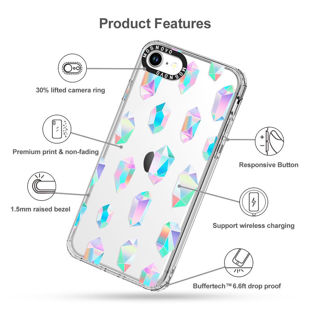 Gradient Diamond Phone Case - iPhone SE 2022 Case - MOSNOVO