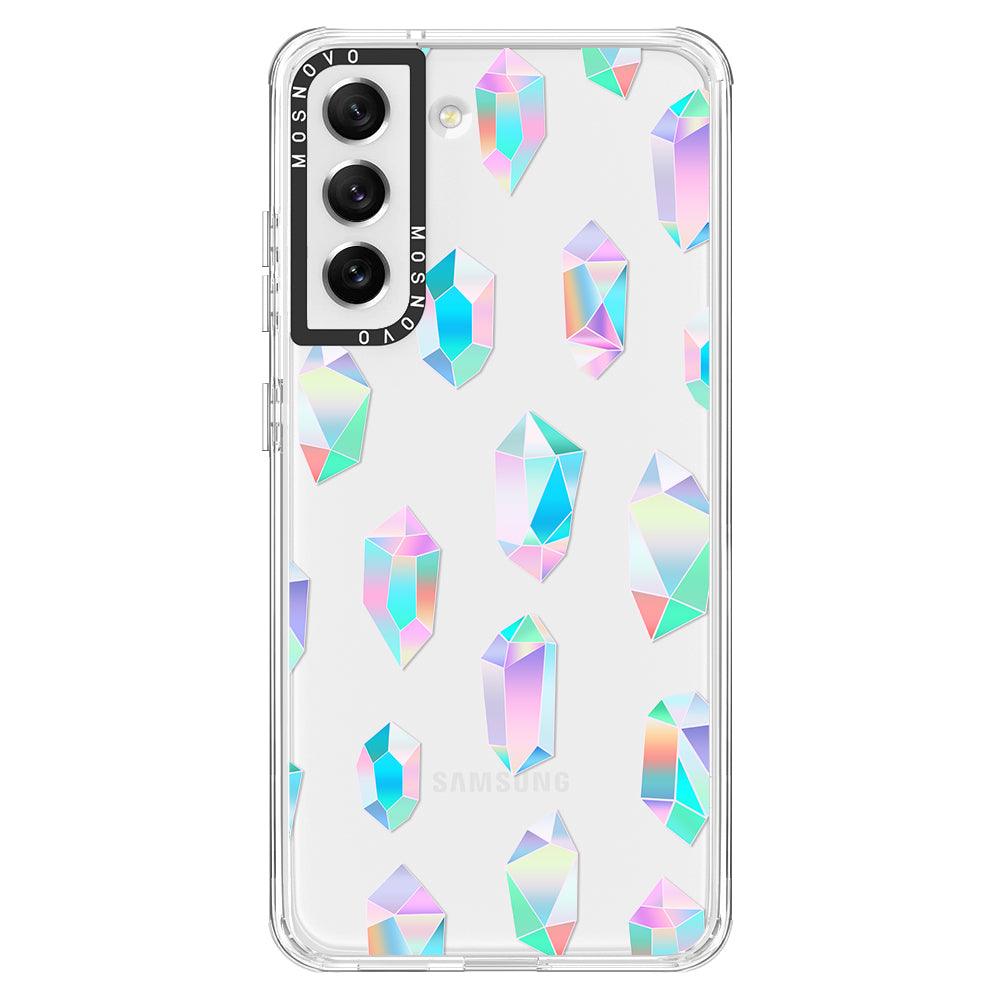 Crystal Gradient Diamond Phone Case - Samsung Galaxy S21 FE Case - MOSNOVO