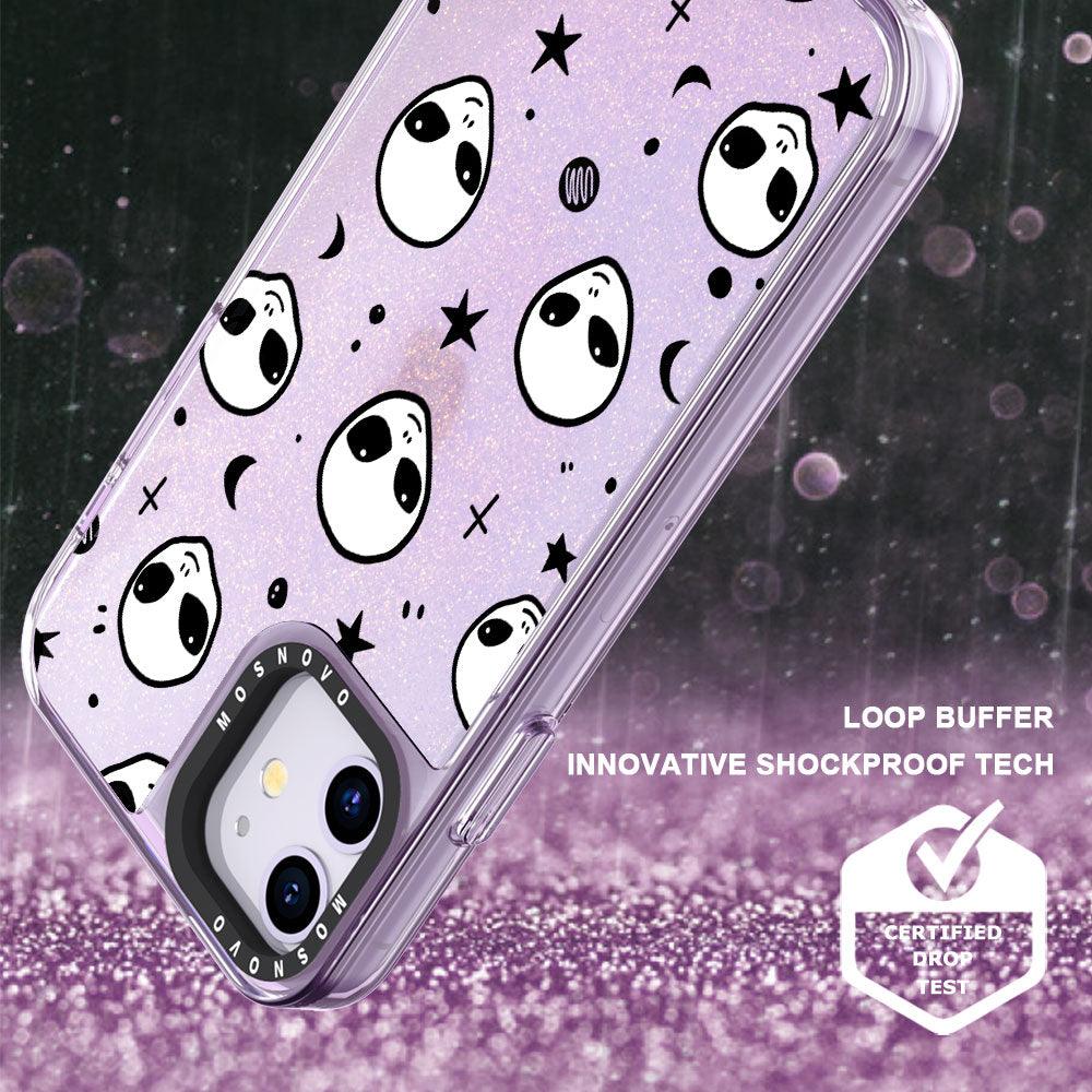 Cute Alien Glitter Phone Case - iPhone 11 Case - MOSNOVO