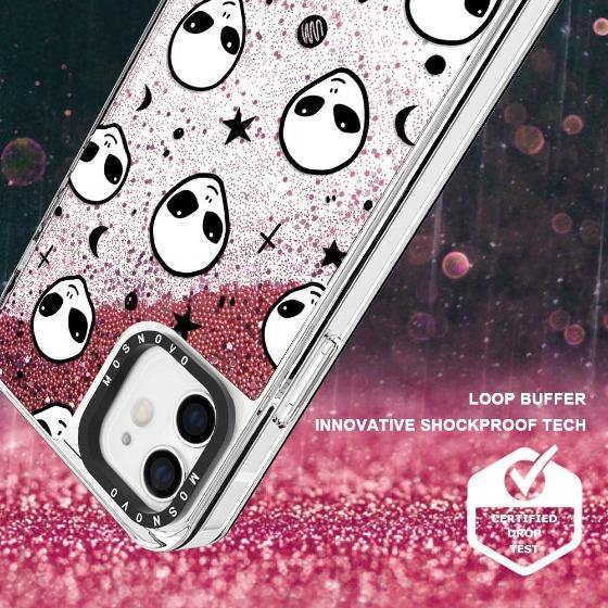 Cute Alien Glitter Phone Case - iPhone 12 Mini Case - MOSNOVO