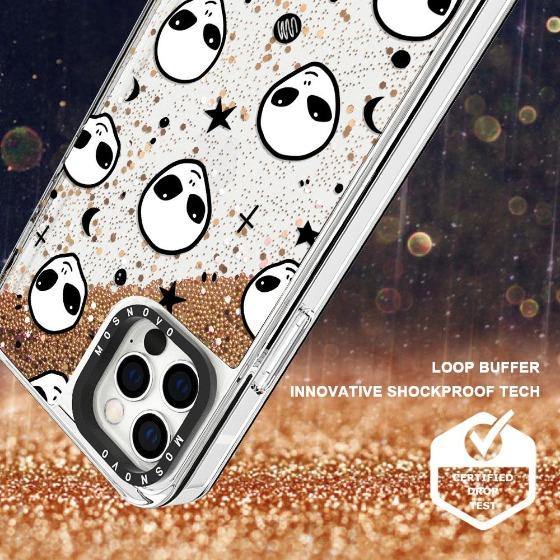 Cute Alien Glitter Phone Case - iPhone 12 Pro Max Case - MOSNOVO