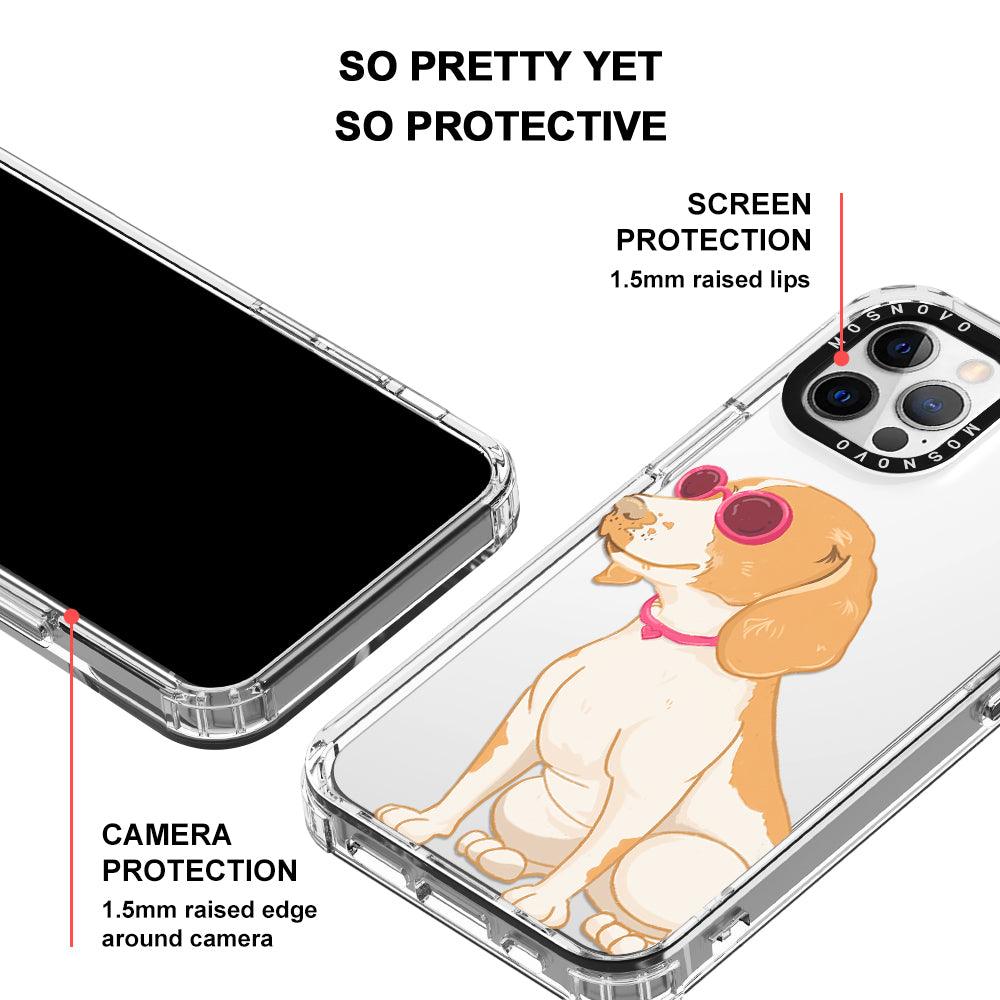 Cute Beagle Phone Case - iPhone 12 Pro Max Case - MOSNOVO