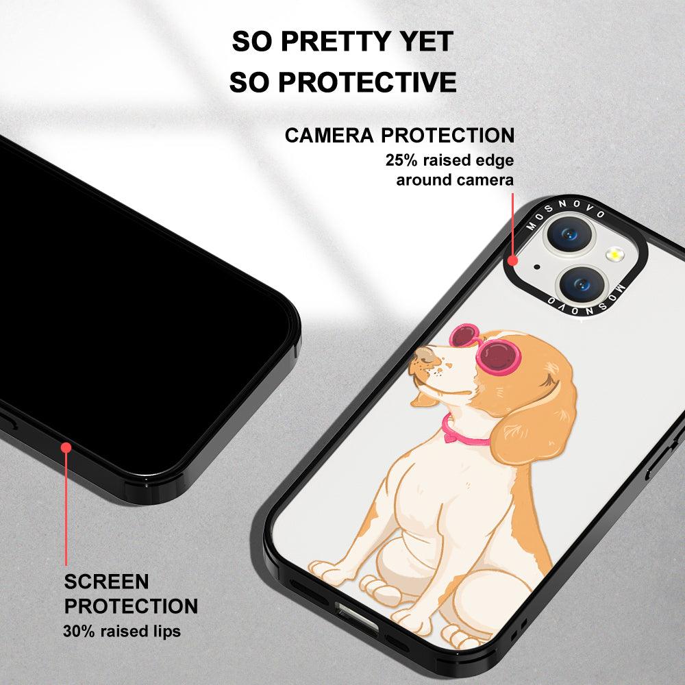 Cute Beagle Phone Case - iPhone 14 Case - MOSNOVO