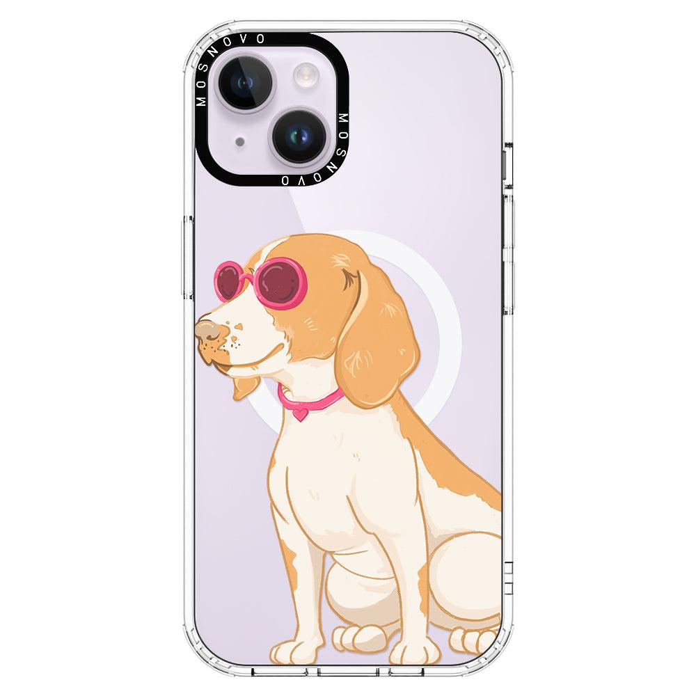 Cute Beagle Phone Case - iPhone 14 Plus Case - MOSNOVO