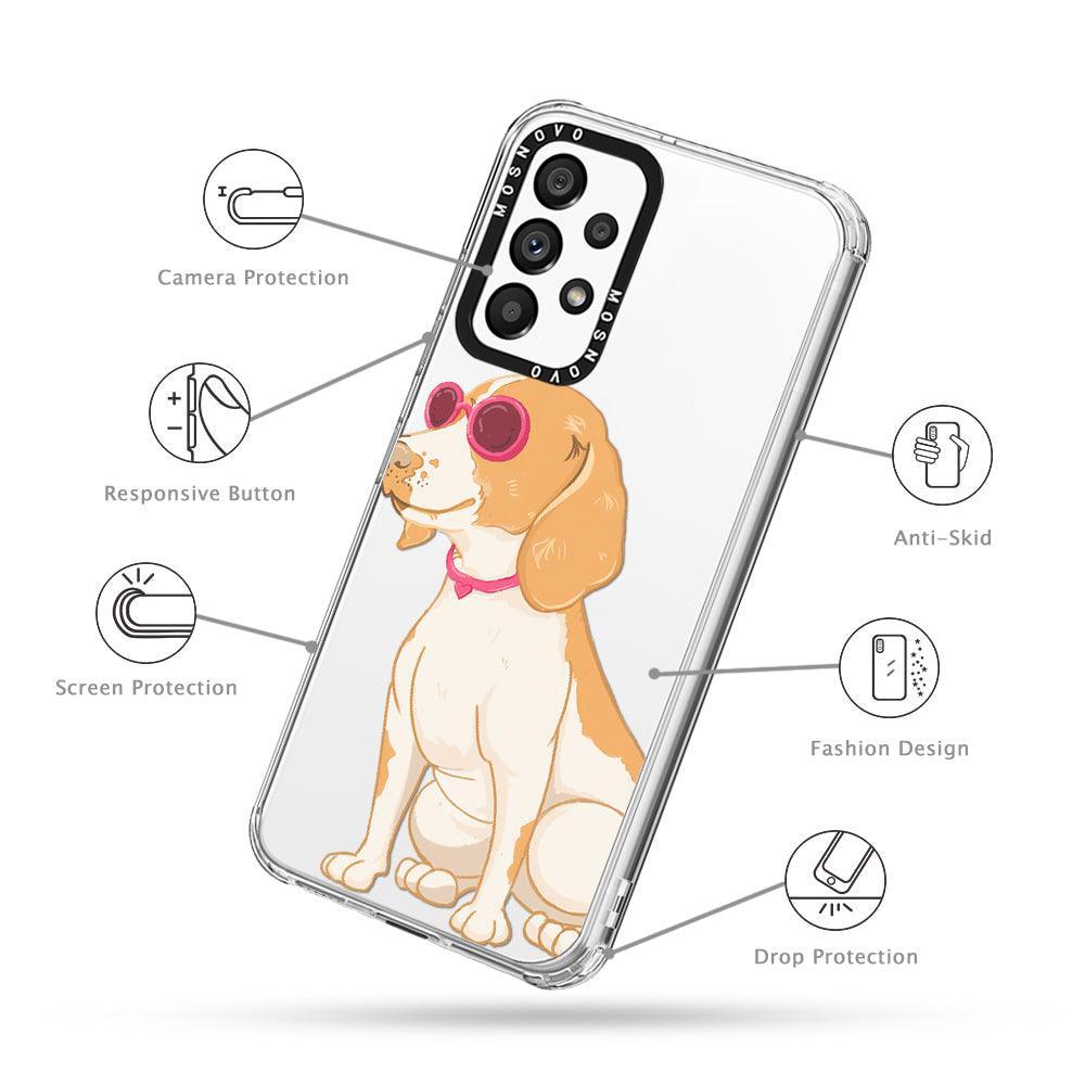 Cute Beagle Phone Case - Samsung Galaxy A53 Case - MOSNOVO