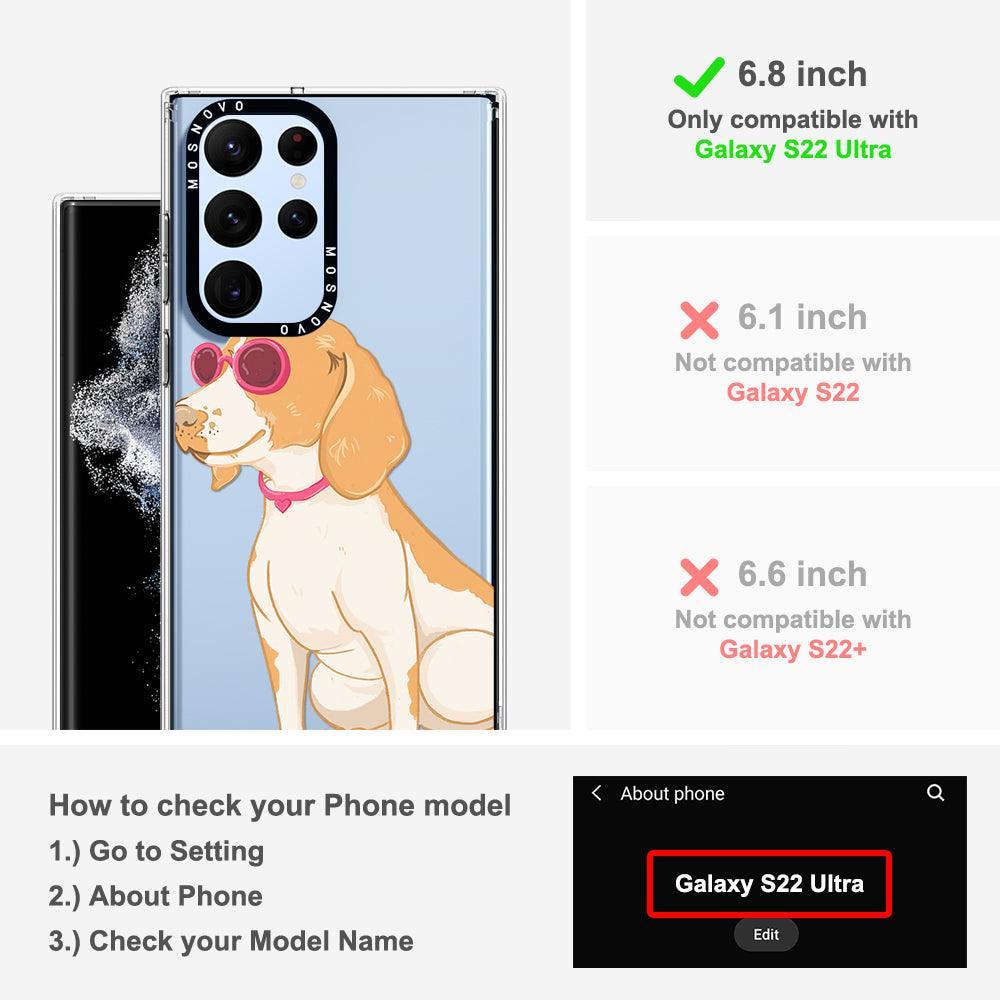 Cute Beagle Phone Case - Samsung Galaxy S22 Ultra Case - MOSNOVO