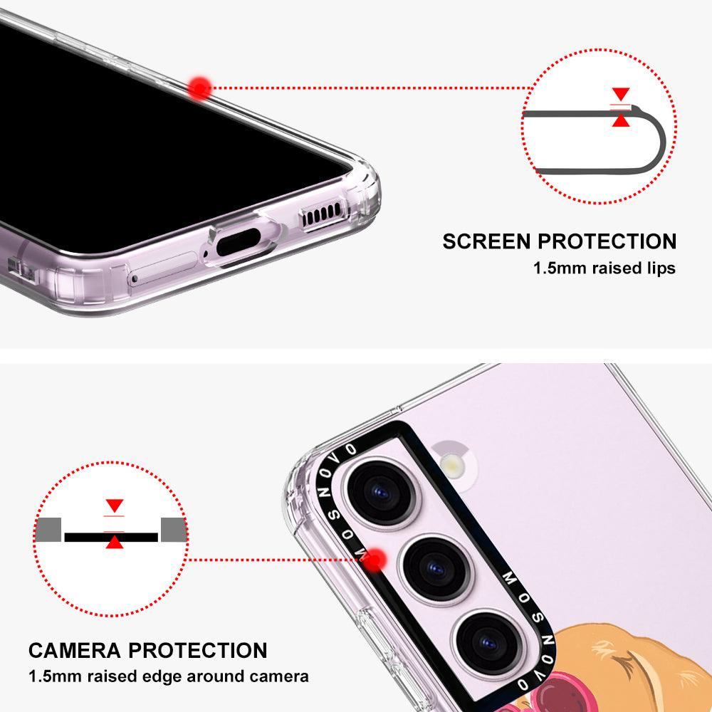Cute Beagle Phone Case - Samsung Galaxy S23 Case - MOSNOVO