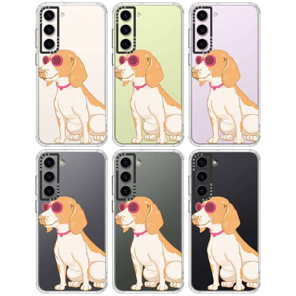 Cute Beagle Phone Case - Samsung Galaxy S23 Plus Case - MOSNOVO