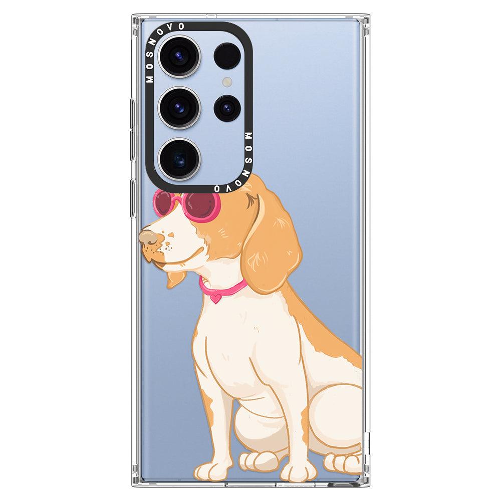 Cute Beagle Phone Case - Samsung Galaxy S23 Ultra Case - MOSNOVO