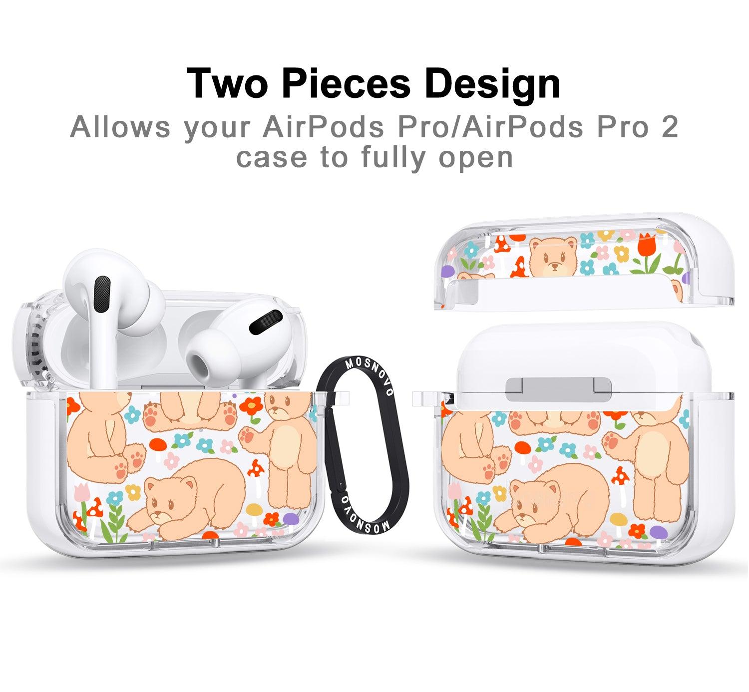 Cute Bear AirPods Pro 2 Case (2nd Generation) - MOSNOVO