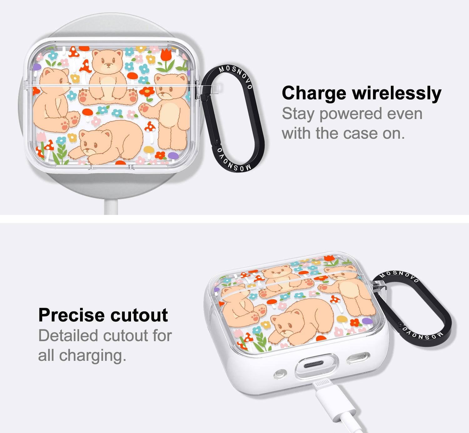Cute Bear AirPods Pro 2 Case (2nd Generation) - MOSNOVO