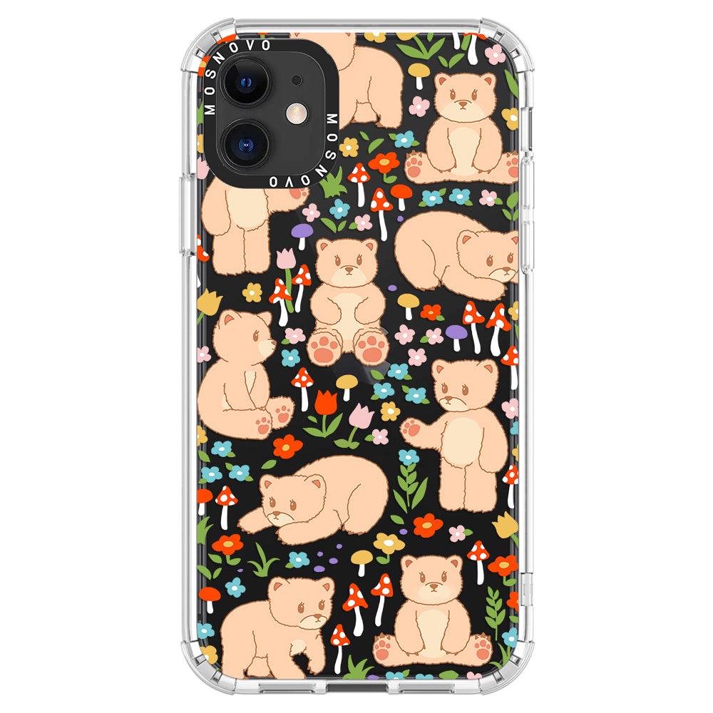 Cute Bear Phone Case - iPhone 11 Case - MOSNOVO