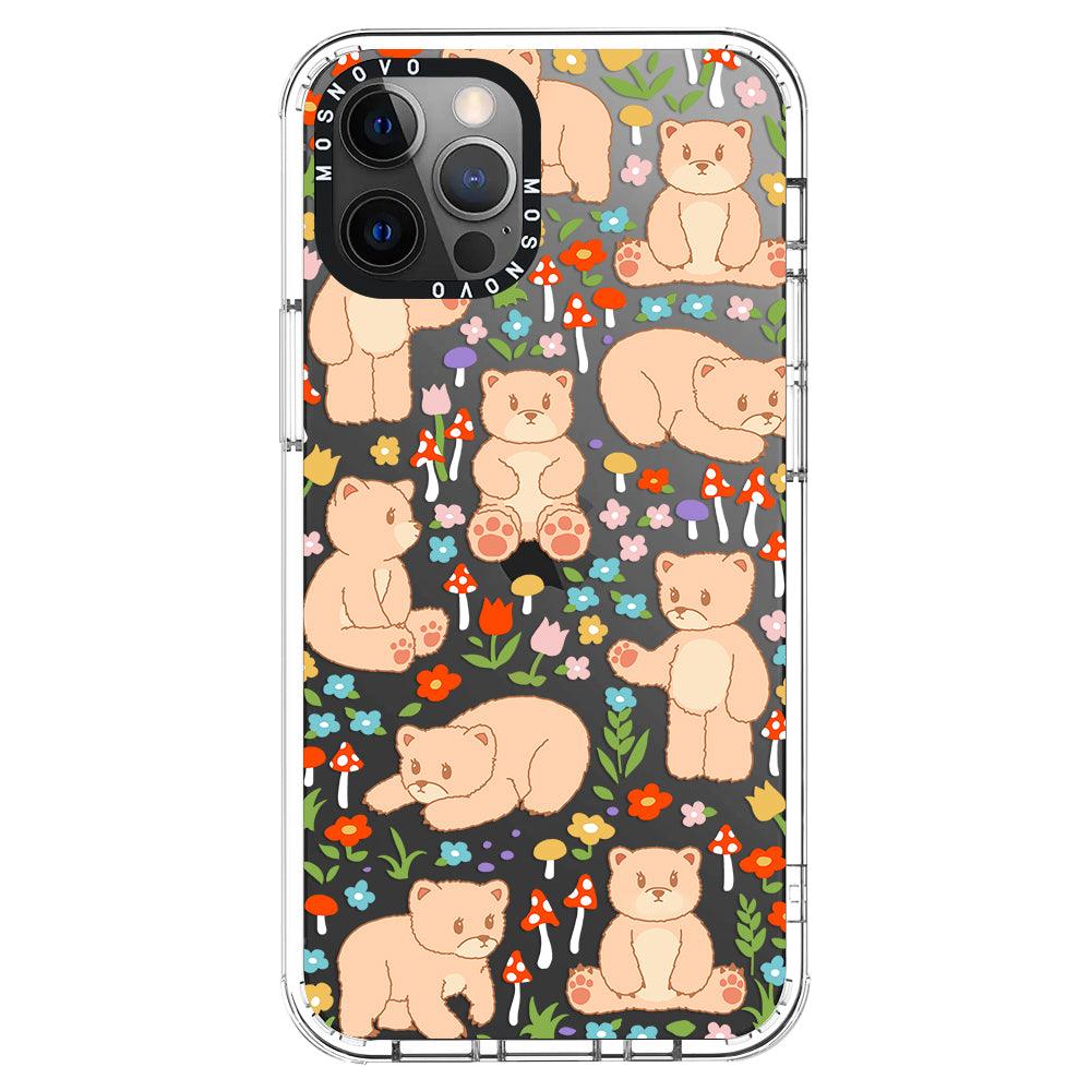 Cute Bear Phone Case - iPhone 12 Pro Case - MOSNOVO