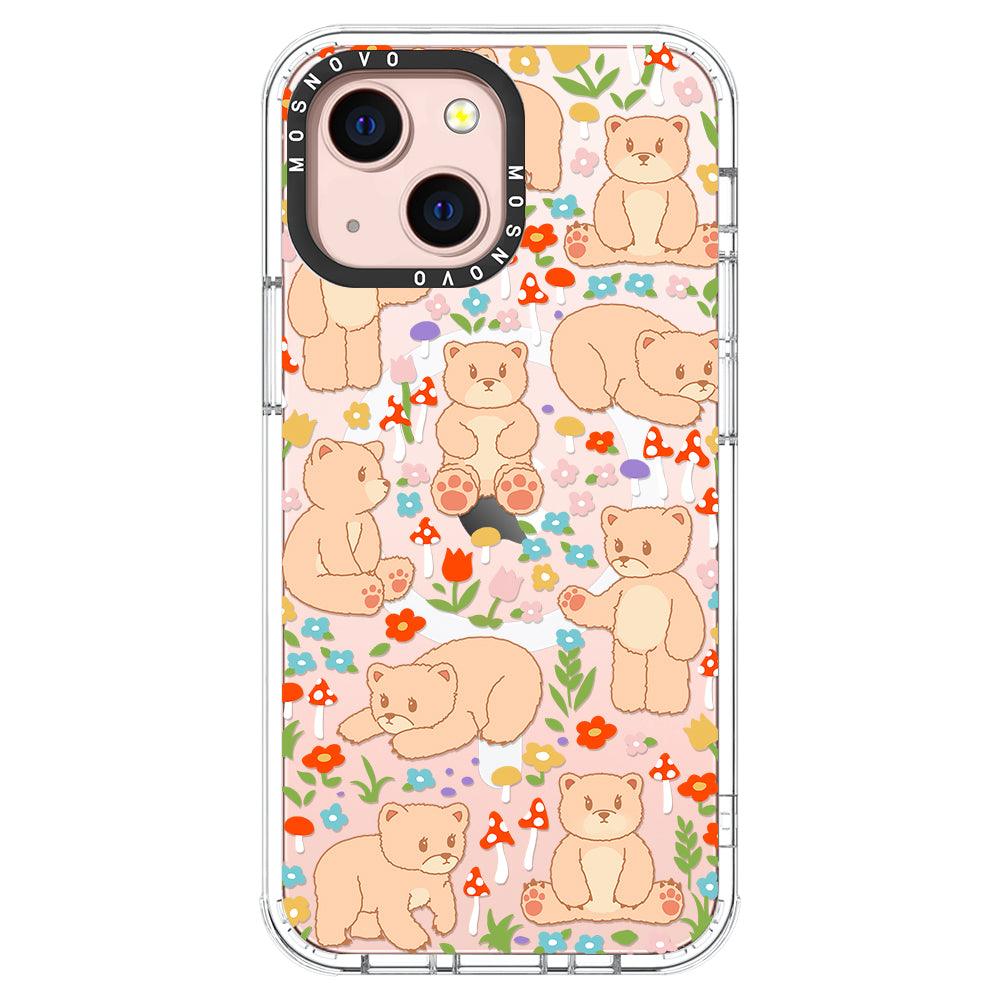Cute Bear Phone Case - iPhone 13 Case - MOSNOVO