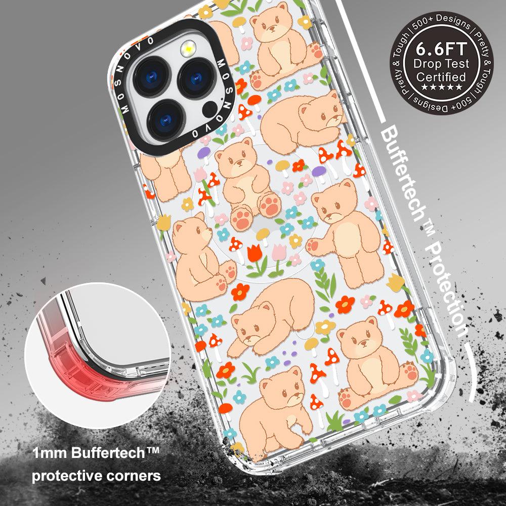Cute Bear Phone Case - iPhone 13 Pro Case - MOSNOVO